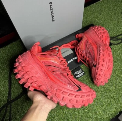 Balenciaga Bouncer Defender Sneaker ‘ Red ‘ | BRAND NEW - Image 1 of 4