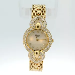 Reloj Chopard 24mm Dama Completo Oro 18K Chopard Genéve MOP Dial Diamantes - Imagen 1 de 4