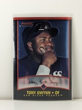 2001 Bowman Chrome - #21 Tony Gwynn