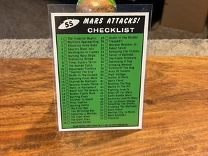 1994 TOPPS MARS ATTACKS ARCHIVES #55 CHECKLIST MINT - Picture 1 of 3