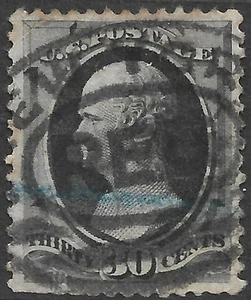 United States #165 30c. Hamilton Issue Used Very Fine Faults - Foto 1 di 2