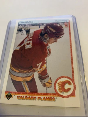 1990-91 Upper Deck #252 Joe Mullen Calgary Flames HOF - Image 1 of 2