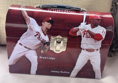 VTG Phillies Tin Lunch Box  2004 - Image 1 of 4