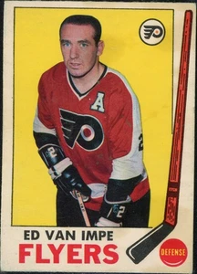 1969/70 OPC - Ed Van Impe (Philadelphia Flyers) #92 EX - Imagen 1 de 2