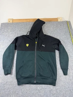 Puma Scuderia Ferrari Hoodie Mens 2XL Full Zip Sweatshirt Gray Fleece Racing - Image 1 of 4