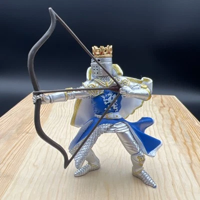 Papo Rey Dragón Caballero Arco y Flecha Soldado Diorama Tema Medieval 4.5” Alto Foto 1 de 4