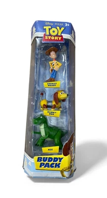 Disney Toy Story Buddy Pack 2009-Sheriff Woody, Slinky Dog, Rex Foto 1 de 2