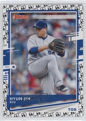 2020 Panini Donruss Look at This /25 Hyun-Jin Ryu #79 - Image 1 of 2