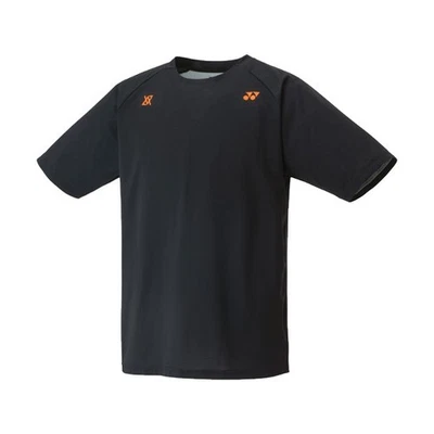 YONEX 25F/W Men's Badminton T-Shirts Viktor Axelsen Sports Top Tee Black 16824EX - Image 1 of 3