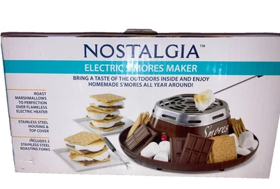 Máquina eléctrica Nostalgia S'mores -- en caja envío gratuito -- funcionando Foto 1 de 4