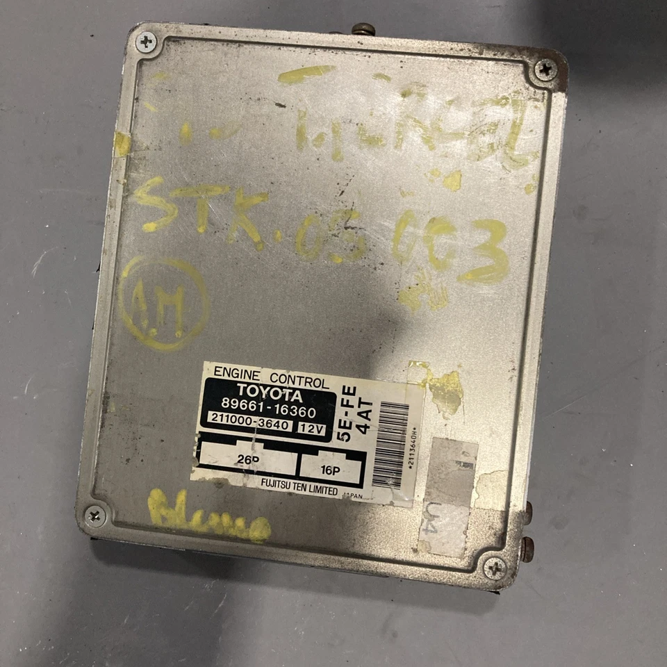 Toyota Tercel 1995 ECU ECM 89661-16350 Foto 1 de 4