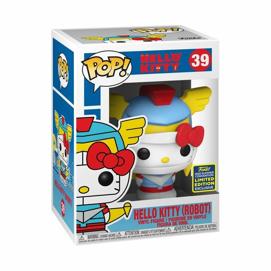 Hello Kitty - Robot Kitty SDCC 2020 US Exclusive Pop! Vinyl-FUN49498-FUNKO - Image 1 of 1