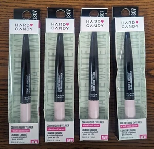 LOT OF 4 - HARD CANDY COLOR LIQUID EYELINER 1807 BLACK TO BASIC 0.014oz EACH - Picture 1 of 2