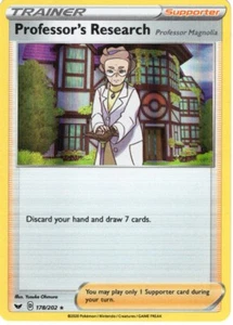 PROFESSOR'S RESEARCH 178/202 RARE HOLO SWSH POKEMON TCG NM (yourdeckbuilder) - Picture 1 of 1
