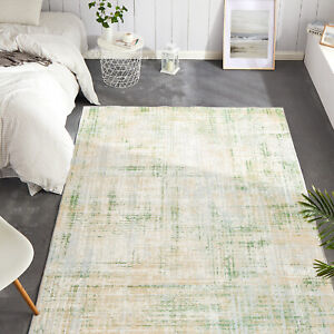 Abstract Sketch Distressed Print Rug Non-Slip Washable Thin Rug Colorful Carpet