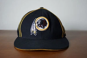 Washington Redskins Reebok Hat Cap Black One Size - Picture 1 of 7