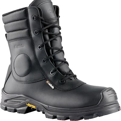Jallatte JALARCHER Leather Vibram Safety Hi Work Toecap Ankle Zip Boots