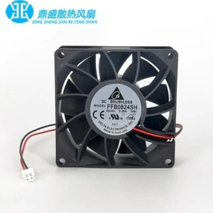 Delta FFB0824SH 8025 DC24V 0.28A 8CM 2-Pin Cooling Fan - Picture 1 of 5
