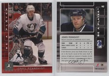 2001-02 ITG Be A Player Memorabilia Ruby Fall Expo /10 Jonas Ronnqvist #142