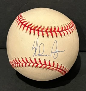 Von Nolan Ryan signierter authentischer American League Baseball SGC-Aufkleber (kein Zertifikat) - Bild 1 von 2