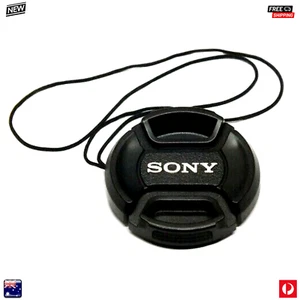 Sony Lens Cap 40.5mm Camera Snap-on Len Cap Cover with Cord - Free Shipping - Picture 1 of 1