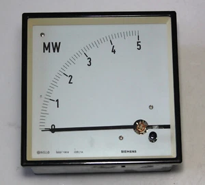 Wattmeter 5 Megawatt SIEMENS geprüft, Lieferung ohne Wandler - Bild 1 von 7