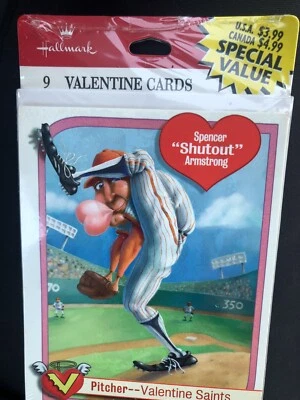 Hallmark Tarjeta Deportiva Tarjetas de San Valentín Paquete Surtido de 9 NUEVAS y SIN USAR Foto 1 de 4