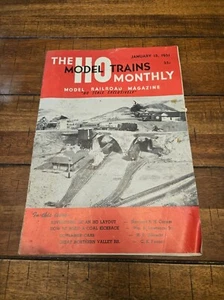 HO Monthly Model TRAINS Magazine RAILROADS January 1951 - Picture 1 of 9