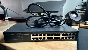 TP-Link 24 Port Gigabit Switch Easy Smart Managed Plug & Play TL-SG1024DE - Afbeelding 1 van 3