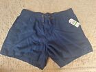 Nautica Women&#39;s Navy Seas Drawstring Shorts Size Large New With Tags