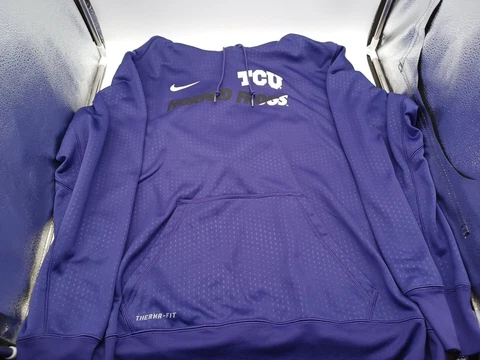 Nike Mens TCU Horned Frogs Pullover Sweatshirt.  Size XXL Cover