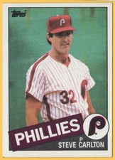 1985 Topps Steve Carlton Philadelphia Phillies #360