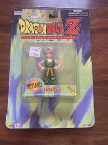 IRWIN DRAGONBALL Z THE SAGA CONTINUES TRUNKS POSEABLE ACTION FIGURE 1999 NIB - Picture 1 of 2