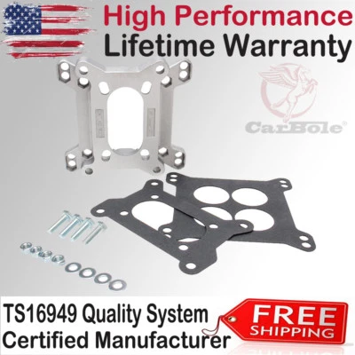 Adaptador de carburador Carbole 2bbl a 4bbl Kit 4 pernos 2 barriles a 4 barriles 1933 Foto 1 de 4