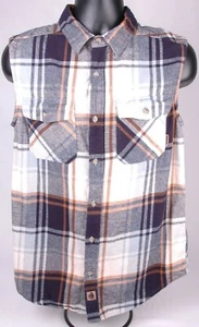 Legendary Whitetails Men's Woodsman Flannel Vest Shirt-MD - Picture 1 of 3