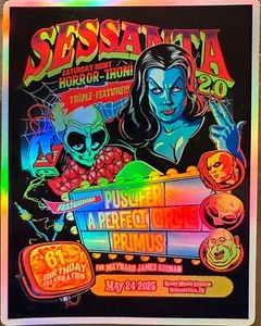 SESSANTA NOBLESVILLE IN POSTER/STICKER FOIL PRIMUS APC PUSCIFER MAY 24TH2025 - Picture 1 of 4