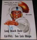 Rare John Madden 1957 Cal Poly Long Beach State College Football Program Ex-Mint