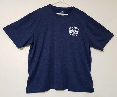MLB Genuine Merch New York Yankees Size 2XL Blue & Black T-shirt VF Imagewear - Image 1 of 4