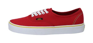 VANS Authentic Solstice 2016 Olympic Red Black Gold Shoes -Women Boys Girls - Picture 1 of 6
