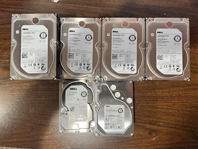 Lot of 26 mixed DELL 4TB 7.2K 6G 128MB Cache 3.5" SAS HDD, 0529FG  012GYY 0202V7 - Image 1 of 4