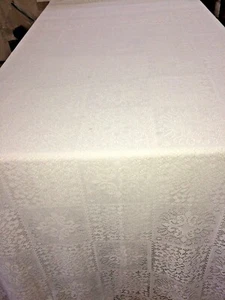 Lace Table Cloth Set of 5 Various Sizes White and Off White - Picture 1 of 11