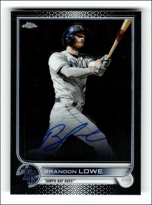 2022 Topps Chrome Veteran Autographs #CVABL Brandon Lowe - Image 1 of 2