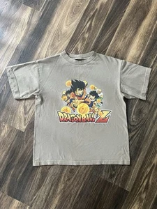 DRAGON BALL Z YOUTH TAN TSHIRT SIZE L DANISH MADE IN USA 100% COTTON - Picture 1 of 8