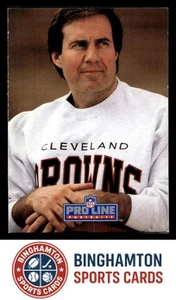 1991 Pro Line Portraits #115 Fútbol Bill Belichick Cleveland Browns - Imagen 1 de 2