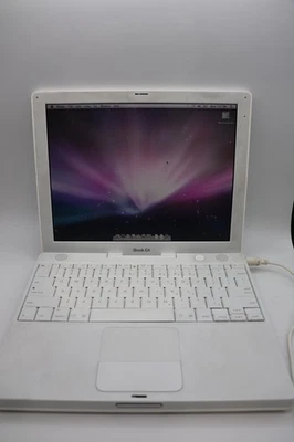 Macintosh iBook G4 1.33 GHz 12.1" LCD screen Mac OS 10.5.8 Model A1133- 1GB - Image 1 of 4