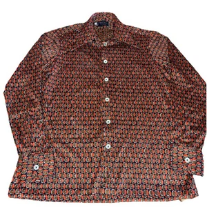 Vintage Givenchy Paris Gentleman Hemd Geometrisch MCM Spitzkragen M S - Bild 1 von 8