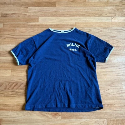 Warehouse Co. 日本 Mline Bros Pasadena Ringer T 恤 XL — 第 1/4 张图片