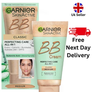 Garnier SkinActive Classic Perfecting All-in-1 BB Cream, Shade Medium - Picture 1 of 11