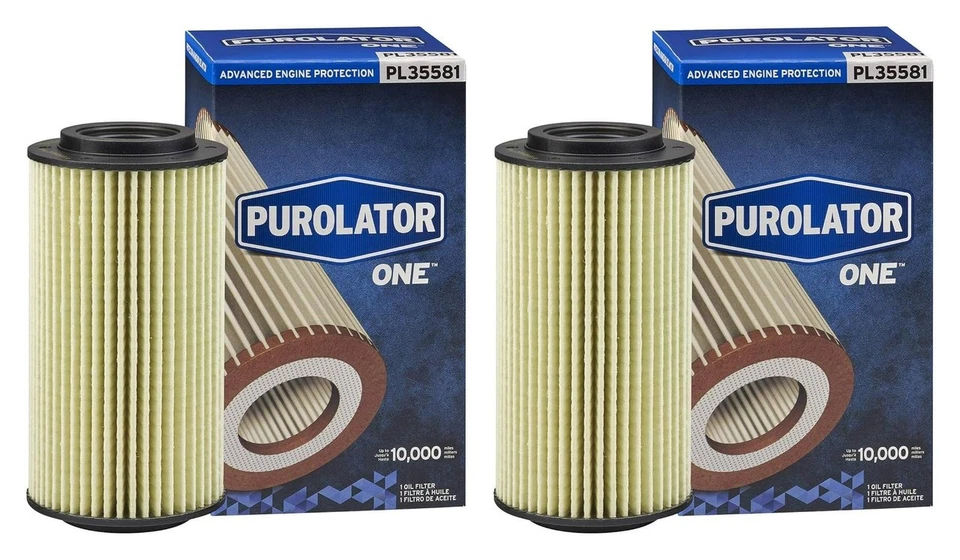Filtro de aceite de motor Purolator ONE 2 piezas para Audi TT 2008-2009 2,0 L 1984CC KR8NU Foto 1 de 1