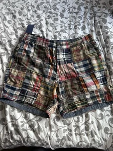 NUEVO Polo Ralph Lauren Pantalones Cortos Patchwork Madras Cuadros Calce Clásico 6” Para Hombres Talla XL - Imagen 1 de 9